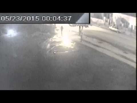 Rotura de vidrios en la sede del SOEM - PasaEnSantacruz.com