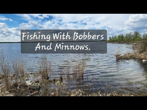 Fishing With Bobbers And Minnows.