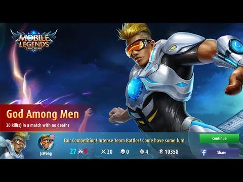 Bruno God Among Men // 20 kills with no dead // Mobile legends