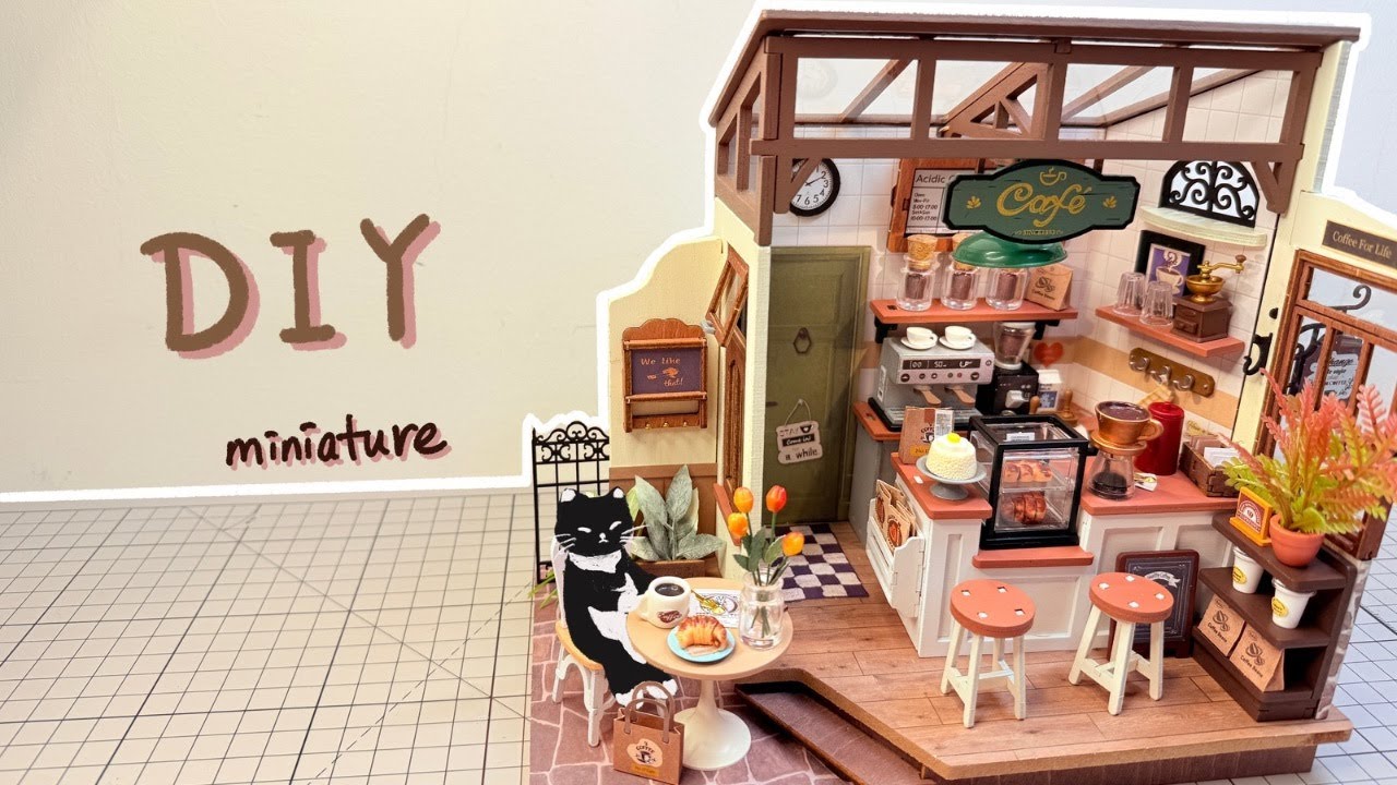 DIY Miniature House - Rolife Coffee Shop
