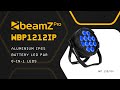 Video: beamZ Pro WBP1212IP Foco Led Ip65 12 x 12W Rgbaw-Uv con Batería