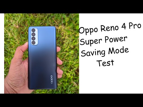 Super Power Saving Mode Test on Oppo Reno 4 Pro at 5% Battery