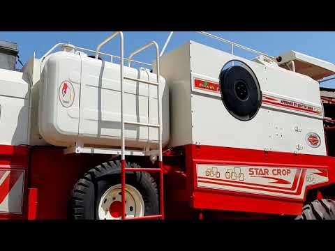 13-15 feet mild steel matharu 8500 multi crop combine harves...