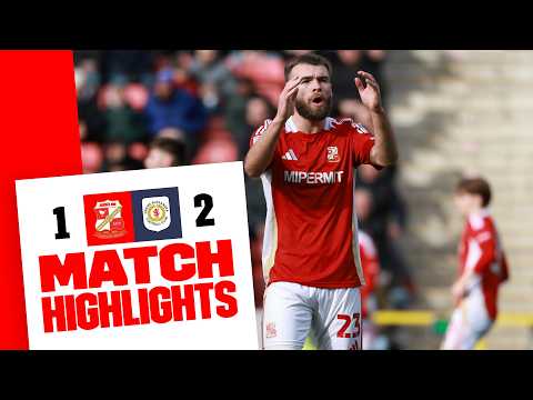 Extended Highlights: Swindon Town 1-2 Crewe Alexandra