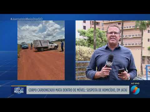 Corpo carbonizado encontrado na zona rural de Jataí