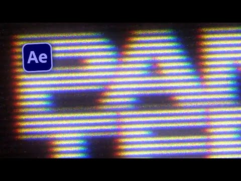 How To Make Analog VHS Text Effect In After Effects