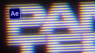 How To Make Analog VHS Text Effect In After Effects