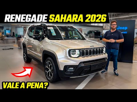 AVALIAÇÃO NOVO JEEP RENEGADE SAHARA 2026 EM DETALHES