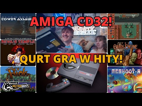 Borsuk Retro Gry TV: AMIGA CD32 - QURT gra w HITY na swojej nowej Amidze CD32!