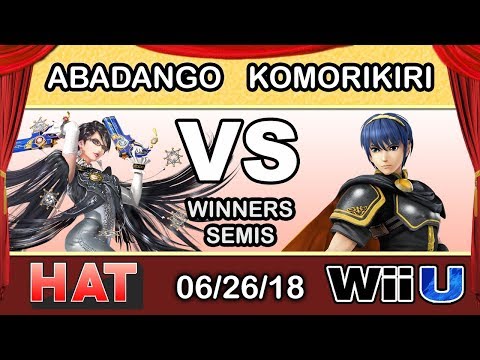 HAT 27 - 2GG | komorikiri (Marth) Vs. Abadango (Bayonetta) Winners Semis - Smash 4