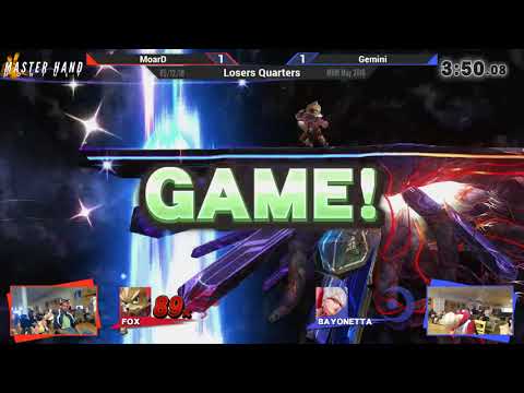MHM:5-18 [Wii U] - MoarD (Fox) vs Gemini (Bayonetta) - Losers Quarters
