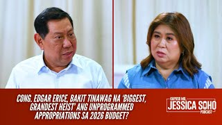 Erice, bakit tinawag na ’heist’ ang unprogrammed appropriations | Kapuso Mo, Jessica Soho Podcast