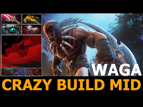 WAGA | Bloodseeker | Crazy Build | Monster Mid | Dota 2 | Pro Gamplay | Hightlights