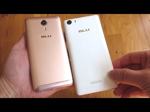 BLU Size Comparison | 5.0" X2 Mini and 5.2" Life One X
