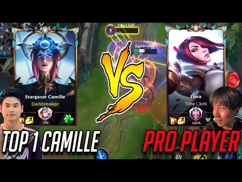 TOP 1 CAMILLE EU VS FIORA PRO PLAYER L3ON - WILD RIFT PRO GAMEPLAY