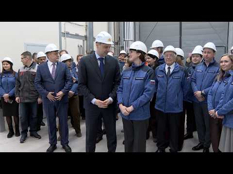 Денис Паслер у двигателя "Прогресса"