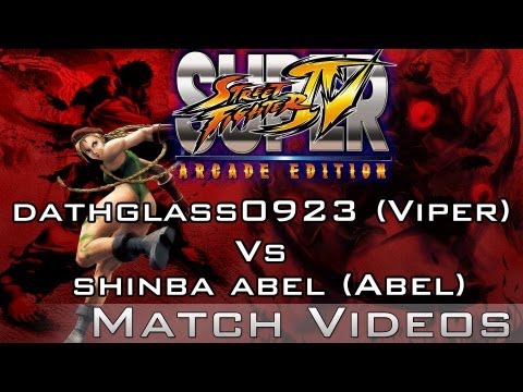 SSF4 AE 2012 - Dathglass0923 (Viper) Vs Shinba Abel (Abel) Super Street Fighter 4 1080P Replay