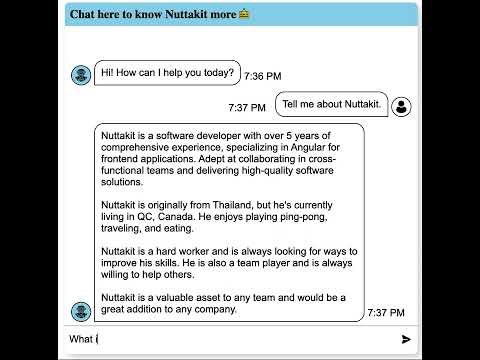 Personal Chat VDO