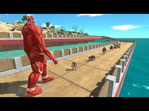 Epic War - Colossal Titan vs All Units - Animal Revolt Battle Simulator
