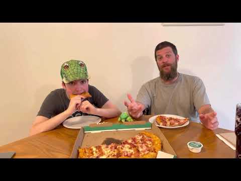 Papa Johns New Triple Bacon Pizza Review!