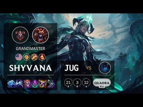 Shyvana Jungle vs Nocturne - NA Grandmaster Patch 11.23