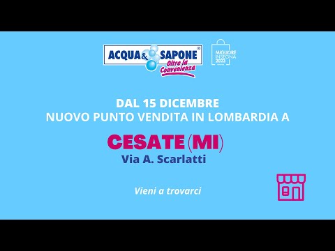 Apertura Acqua & Sapone Cesate