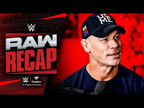 FULL INTERVIEW: John Cena reflects on the end of an era: Raw Recap, Nov. 17, 2025