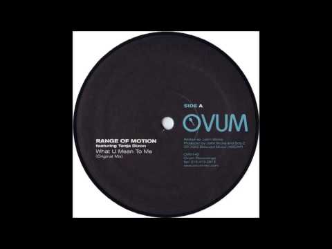 Range of Motion feat. Tanja Dixon - What U Mean To Me (Original Mix)