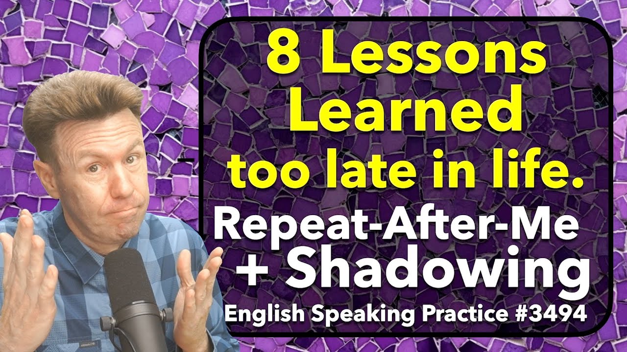 Shadowing + Repeat-After-Me Pronunciation and Fluency Practice Speaking English
