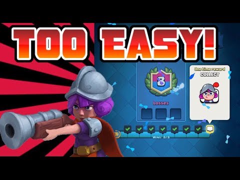 MUSKETEER DRAFT CHALLENGE CHALLENGE TIPS! 8-0! FREE EMOTE! | Clash Royale