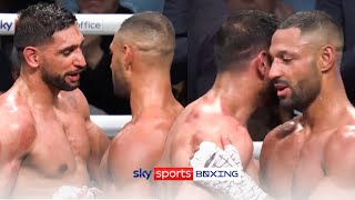 RESPECT! Kell Brook & Amir Khan embrace after grudge fight video