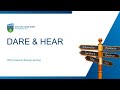 HEAR DARE Application Information Evening