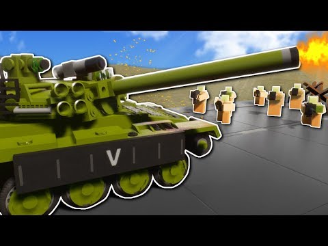 CITY DEFENSE BATTLE! - Brick Rigs Multiplayer Gameplay - Lego City Military Roleplay