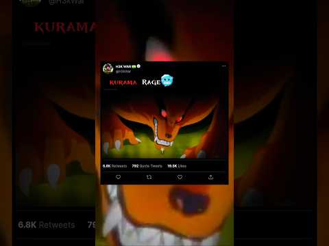 Kurama Rage 🥶 🔥 Kurama Scares Shin Uchiha #shorts #anime