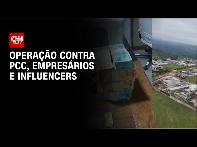 MP faz operação contra PCC, empresários, influencers e traficantes em SP | LIVE CNN