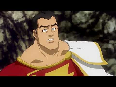 Superman and Shazam vs Black Adam  - Fight Scene - Part 1