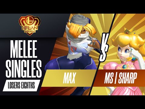 HFLAN 2022 | Melee Singles - Max vs. Melee Stats | Sharp - Loser's Eighths