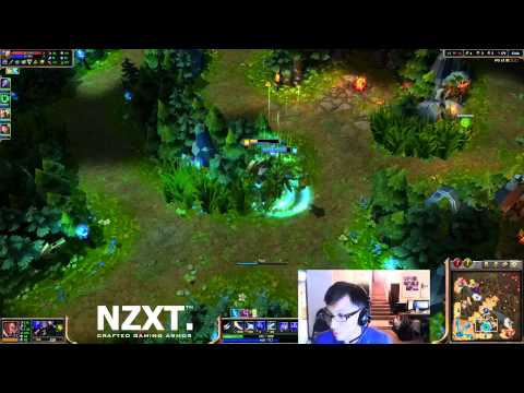 Doublelift Lucian vs Caitlyn [Challenger Ranked solo queue AD]