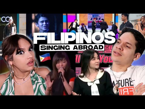 This is what happens when Filipino Singers go abroad! Latinos react to Viral Singing Filipino TikTok