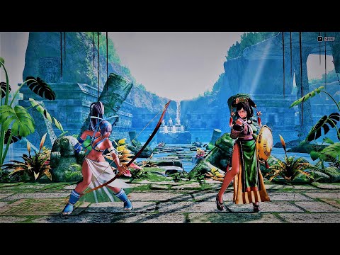 Mina Majikina  vs Wu-Ruixiang (Hardest ) Samurai Shodown