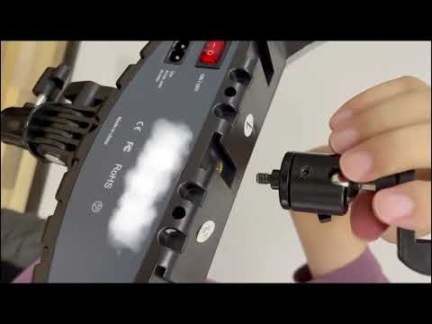 EOTO LIGHT Camera holder install on the ring light