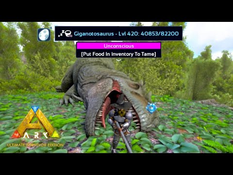 MAX LEVEL GIGA TAMING!! |ARK MOBILE ULTIMATE EDITION EP2 S1 (domando giga level máximo)