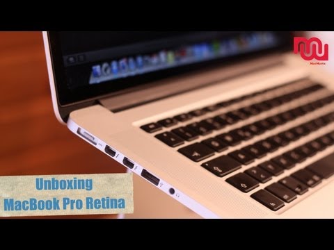 Unboxing & First Look: MacBook Pro Retina 15