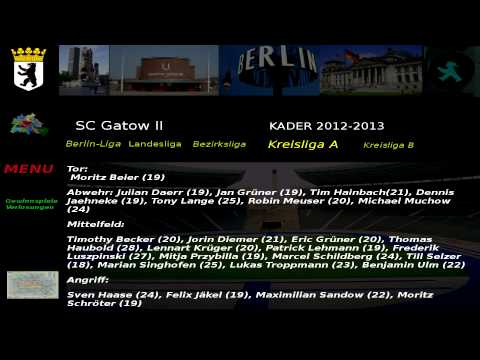 SC Gatow ll Kader 2012-2013 Kreisliga A 2.Abteilung