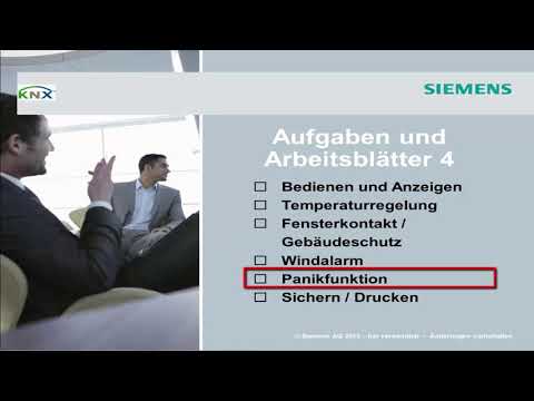 A4 Siemens KNX Basiskurs – praktischer Aufgabenblock 4