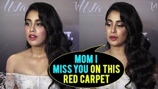 Janhvi Kapoor EMOTIONAL, Misses Mom Sridevi On Red Carpet | Vogue Beauty Awards 2018