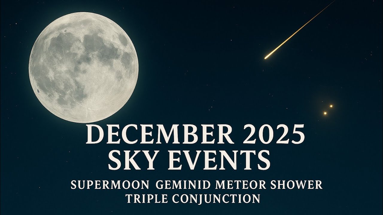 December 2025 Astronomy Guide: Moon, Planets, Meteors & More