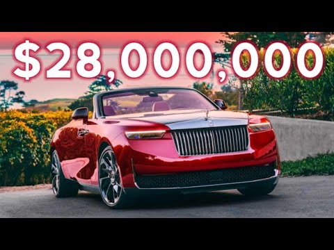 $32M Rolls-Royce 2024 La Rose Noire Droptail: The Most Expensive New Car in the World
