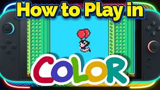 How to play Balloon Kid in COLOR on Switch!