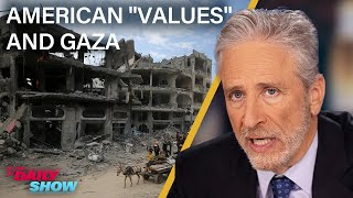 Jon Stewart Interrogates America&#39;s Support of Israel &amp; 2024 Solar Eclipse Mania | The Daily Show